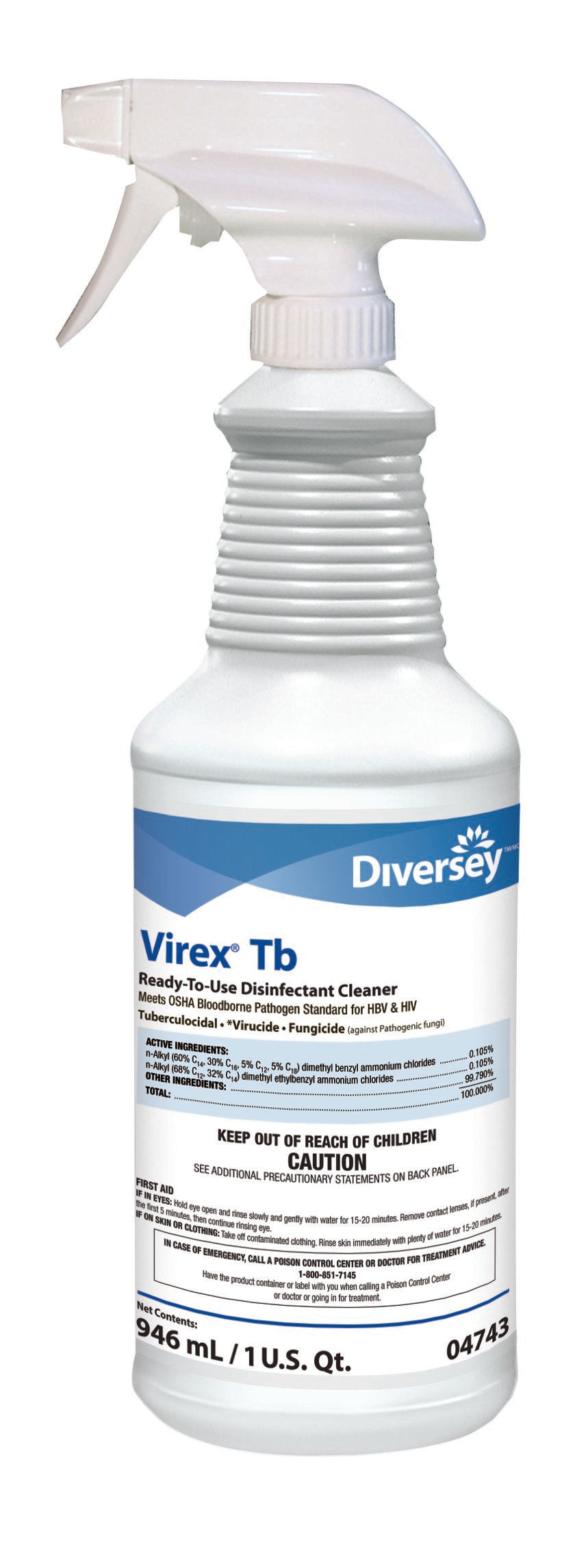 DISINFECTANT, VIREX TB RTU 32OZ