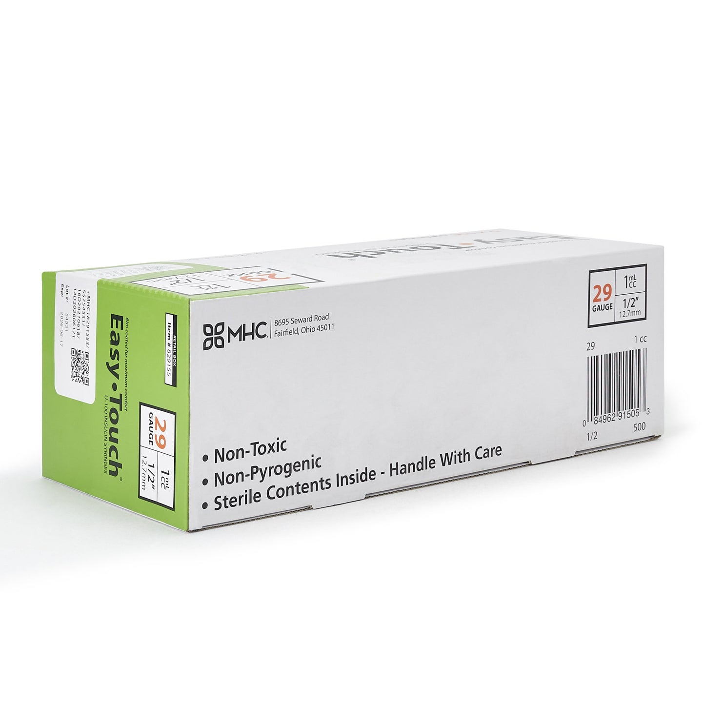 SYRINGE/NDL, EASY TOUCH 1CC 29GX1/2"