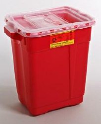 CONTAINER, SHARPS RED 19GL
