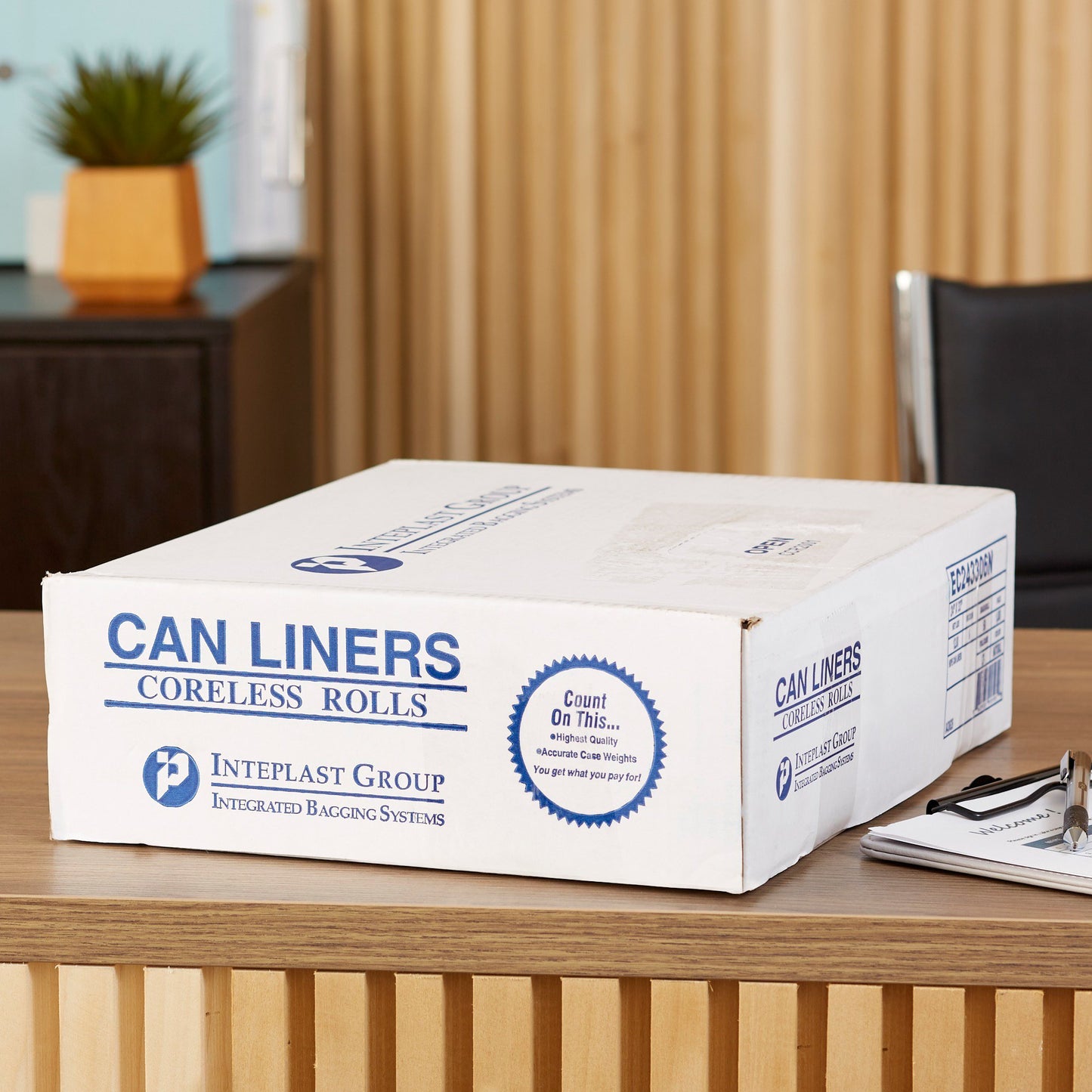LINER, CAN CLR 6MIC 24"X33" 15GL