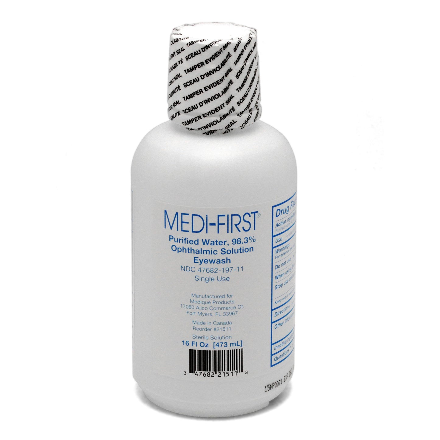 SOLUTION, EYEWASH 16OZMEDPRO