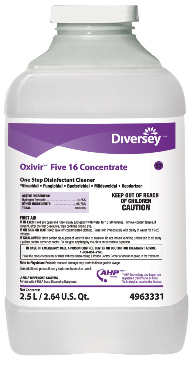 CLEANER, HRD SURF DISINFECT OXIVIR CONC 2.5L