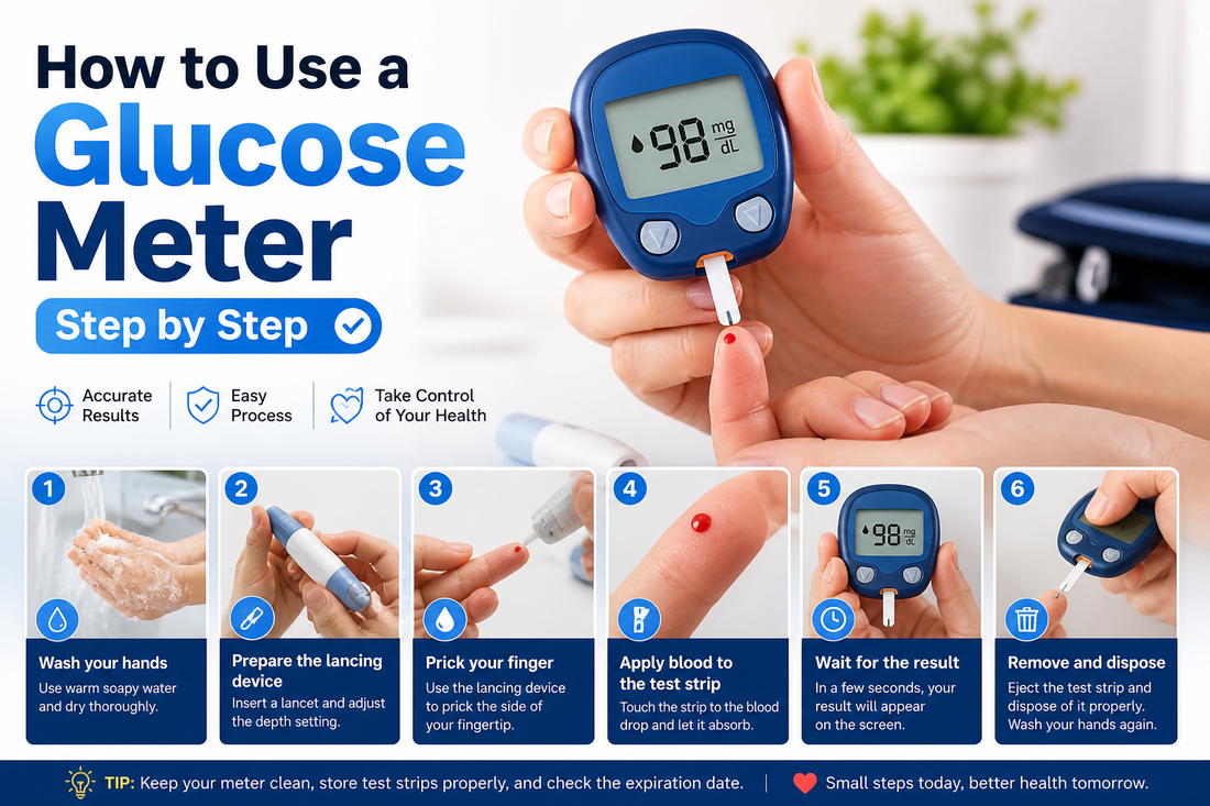 How to Use a Glucose Meter Step by Step