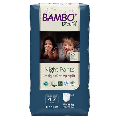 PANTS, TRAINING BAMBO NATURE DREAMY 4-7YRS