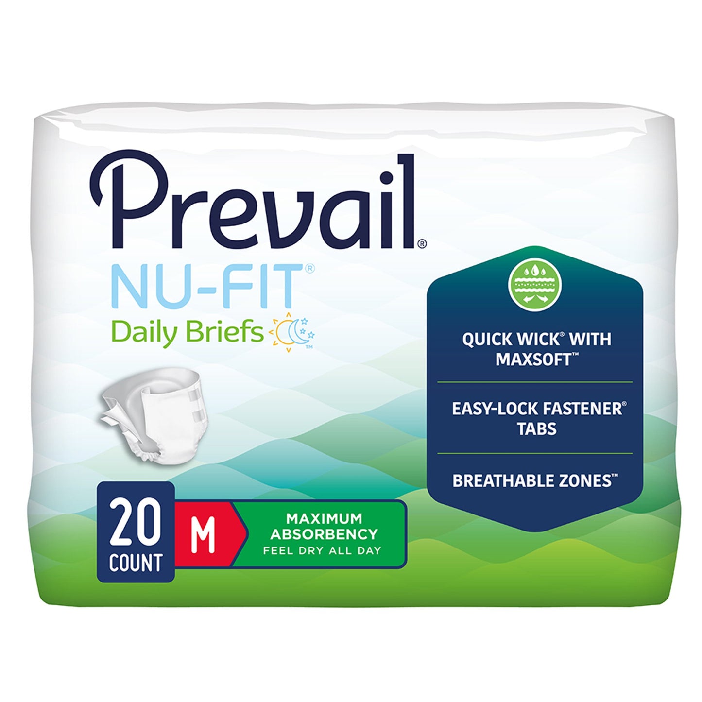 BRIEF, PREVAIL NUFIT MAX ABSRBADLT MED