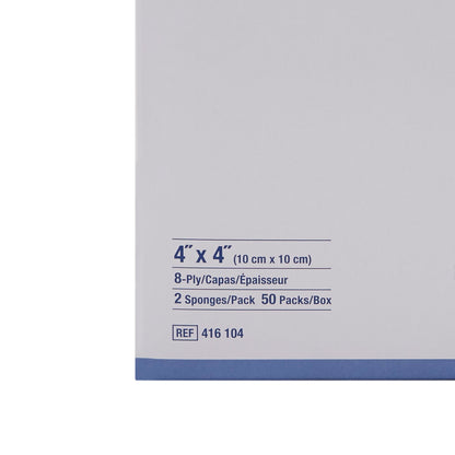 GAUZE, SPNG ECONOLUX CTN 4X4 8PLY