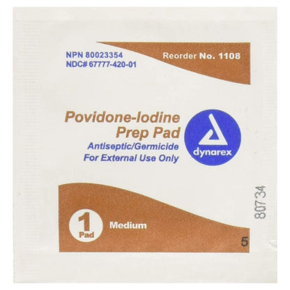 PREP PAD, POVIDONE MED