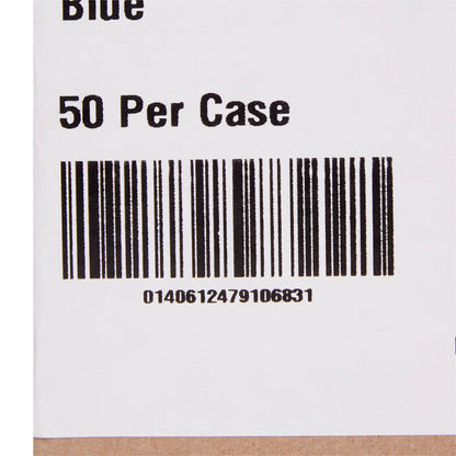 GOWN, EXAM T/P/T F/B OPN BLU 30X42