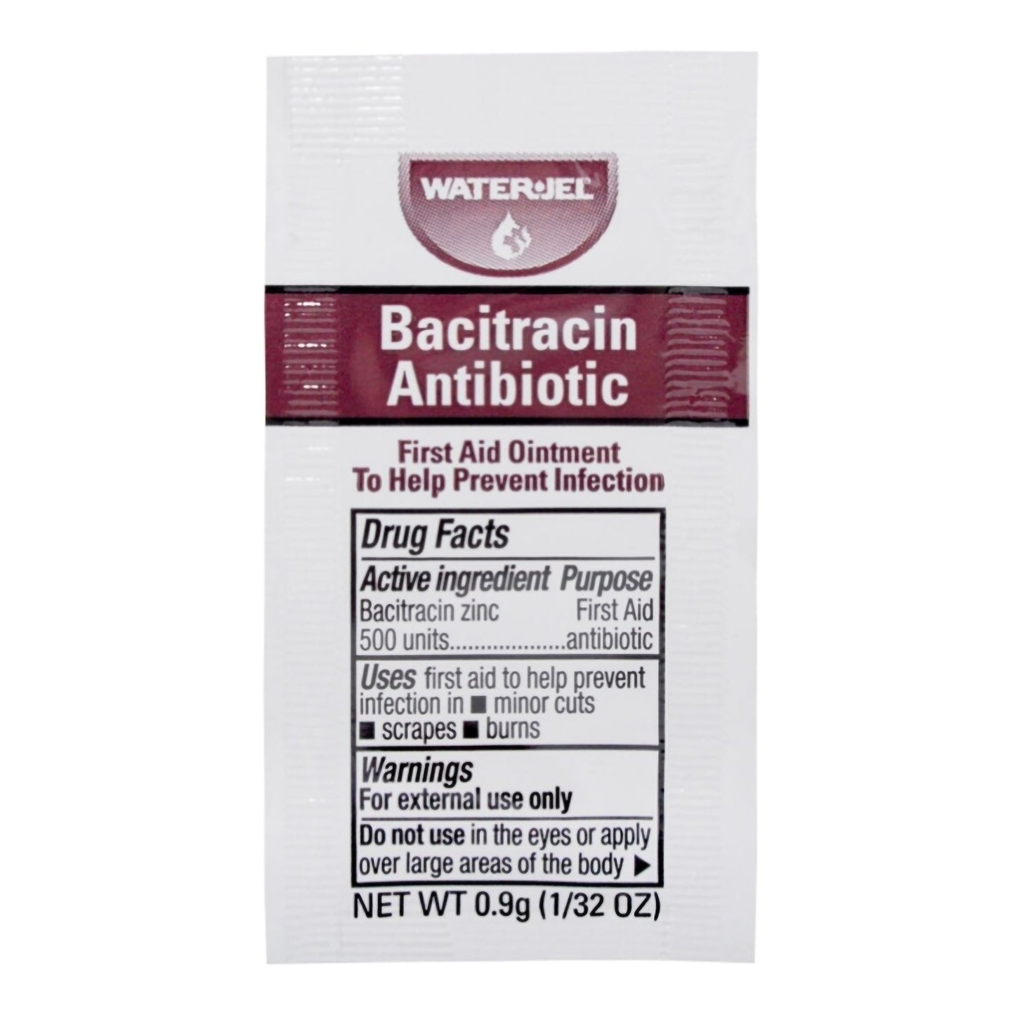BACITRACIN+ZINC, OINT FOIL PK500U/ 0.9GM