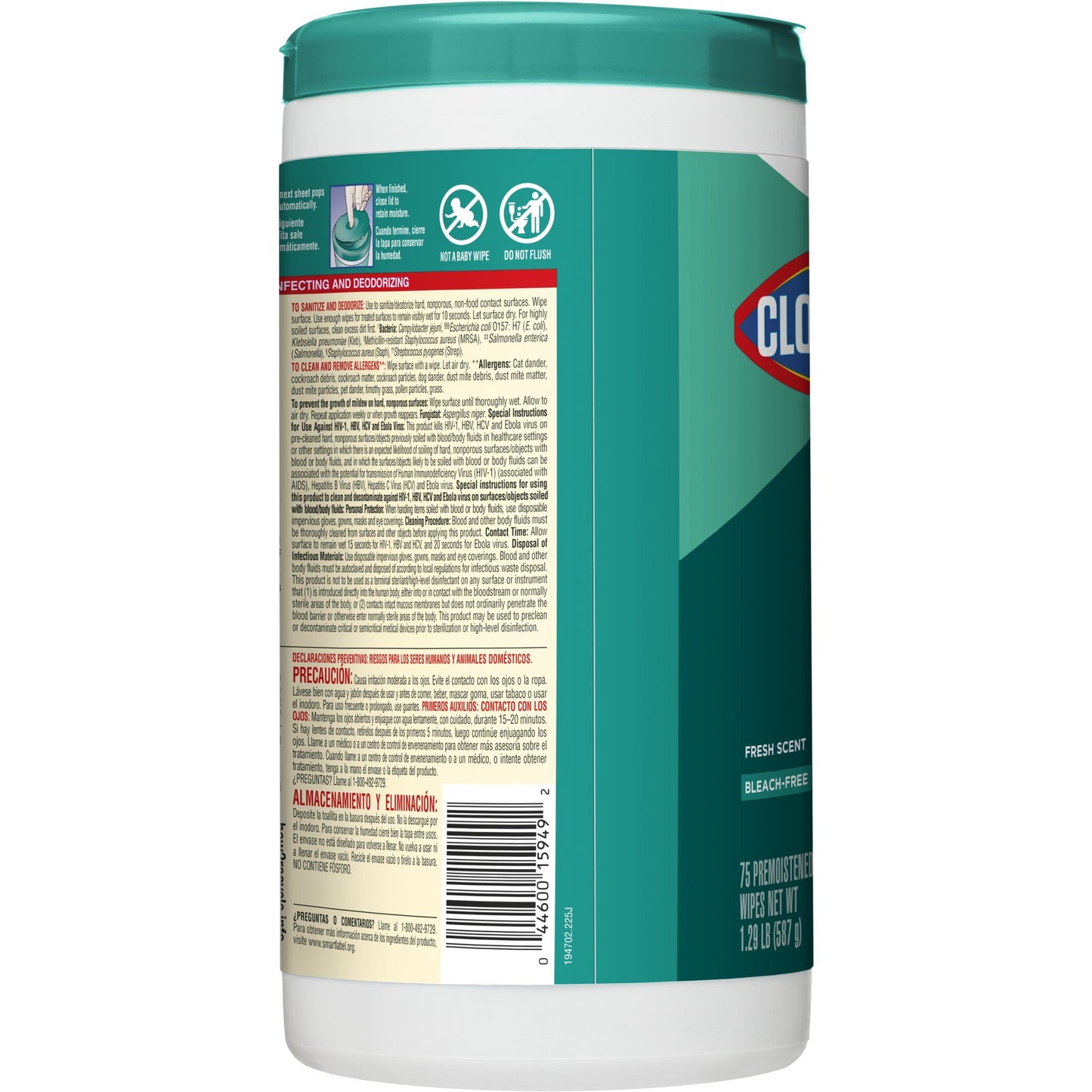 WIPE, CLOROX FRESH SCENT