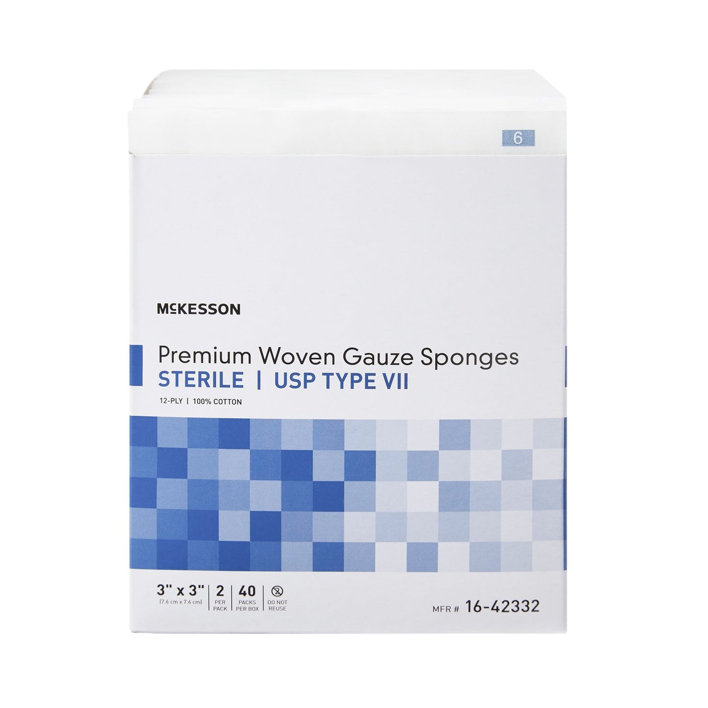 SPONGE, GZE TYPE-VII 12PLY STR3"X3"
