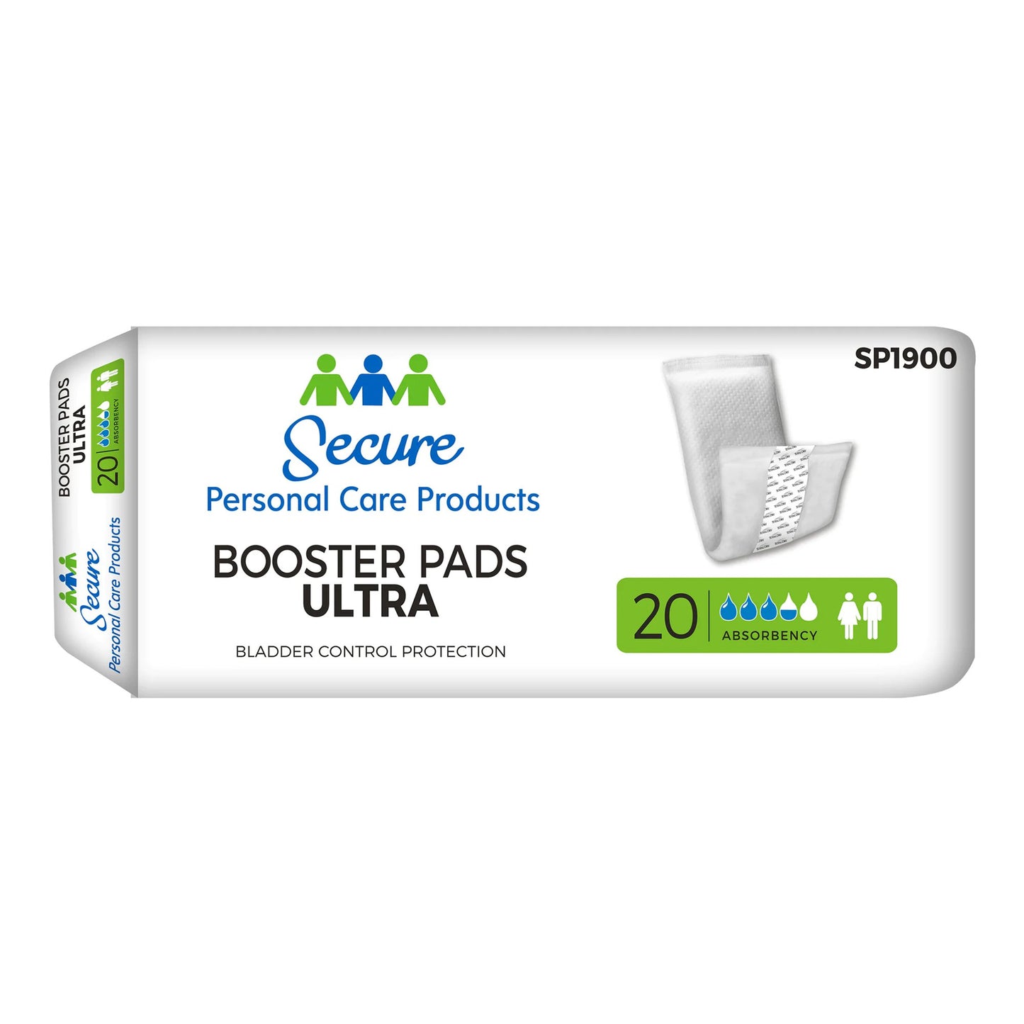 PAD, INCONT SECURE ULTRA BOOSTER