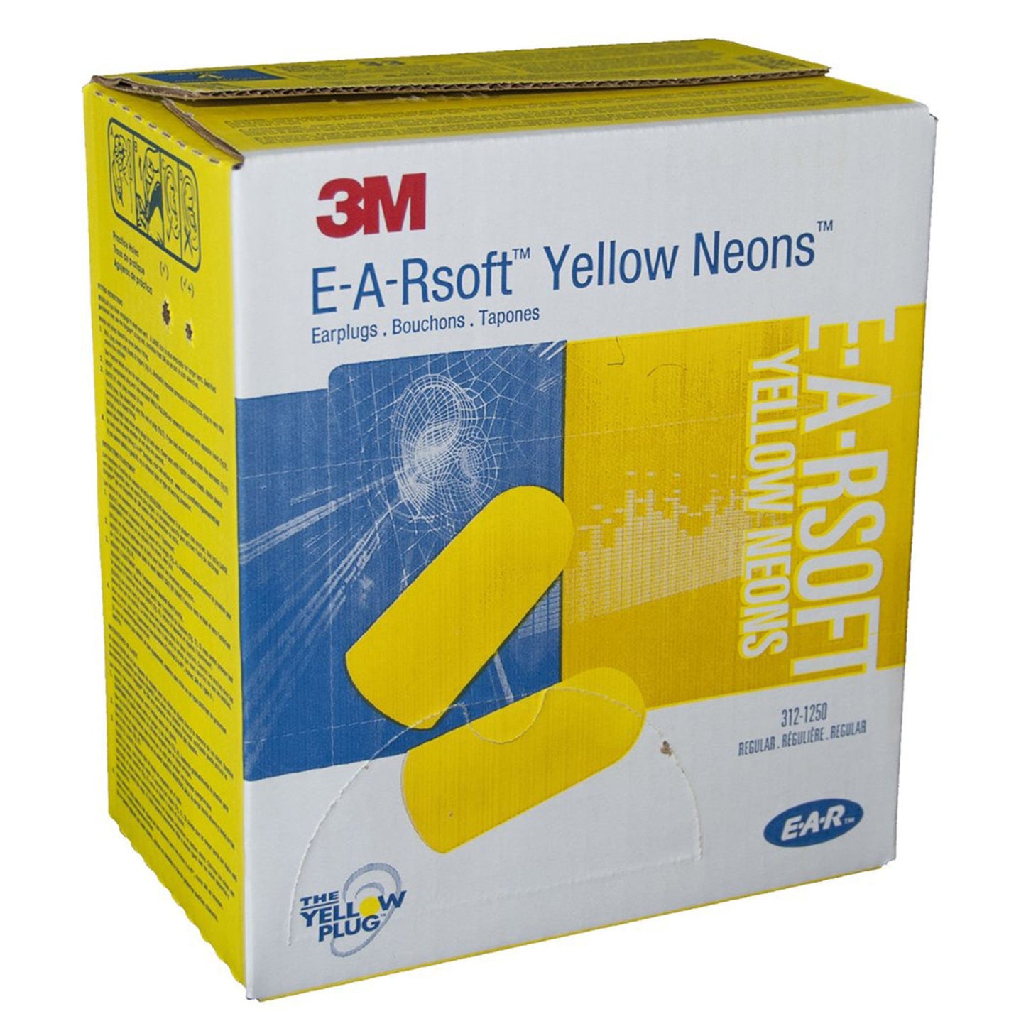 PLUG, EAR SFT NEON W/O CORD