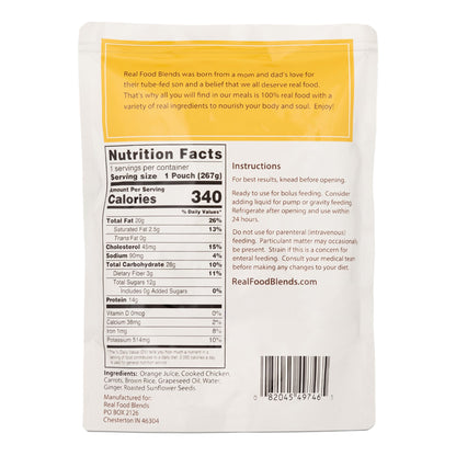 ENTERAL FEEDING, CHICKEN/BROWNRICE & CARROTS