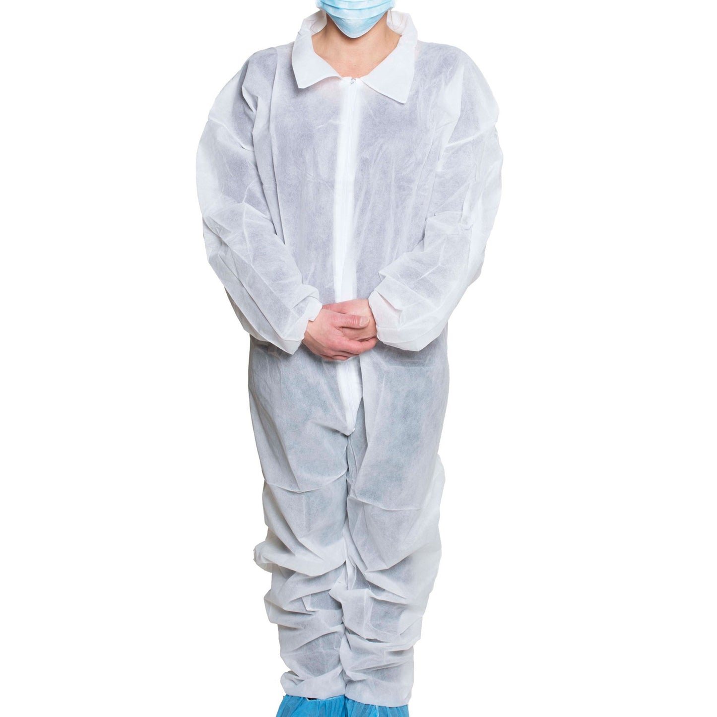 COVERALL W/ELASCUFF 3XL 5/BX5BX/CS