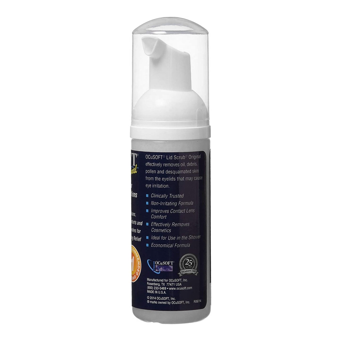 OCUSOFT, FOAM OCUSOFT LID SCRUB 50ML 9OCSFT