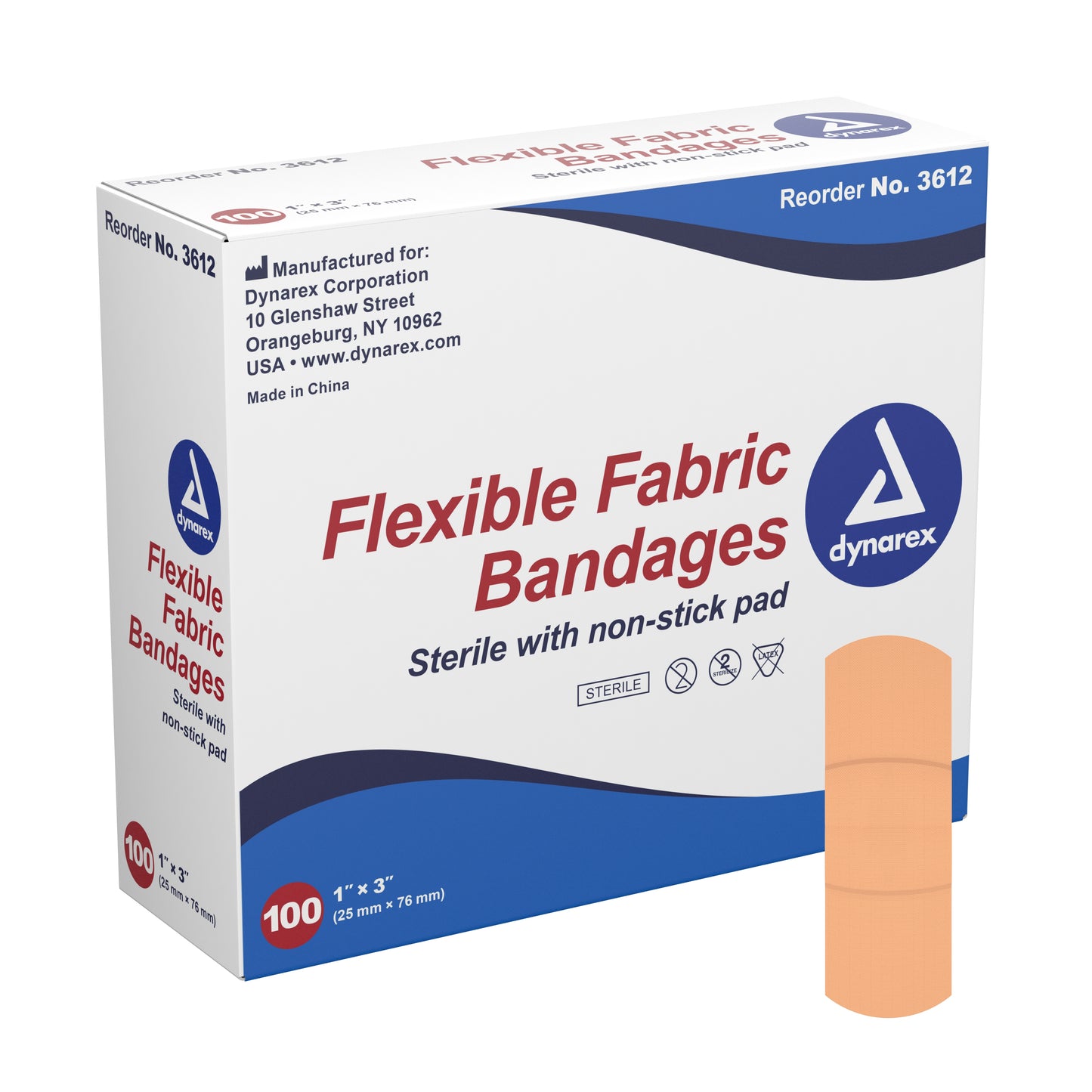 BANDAGE, ECON ADHSV STR 1"X3"