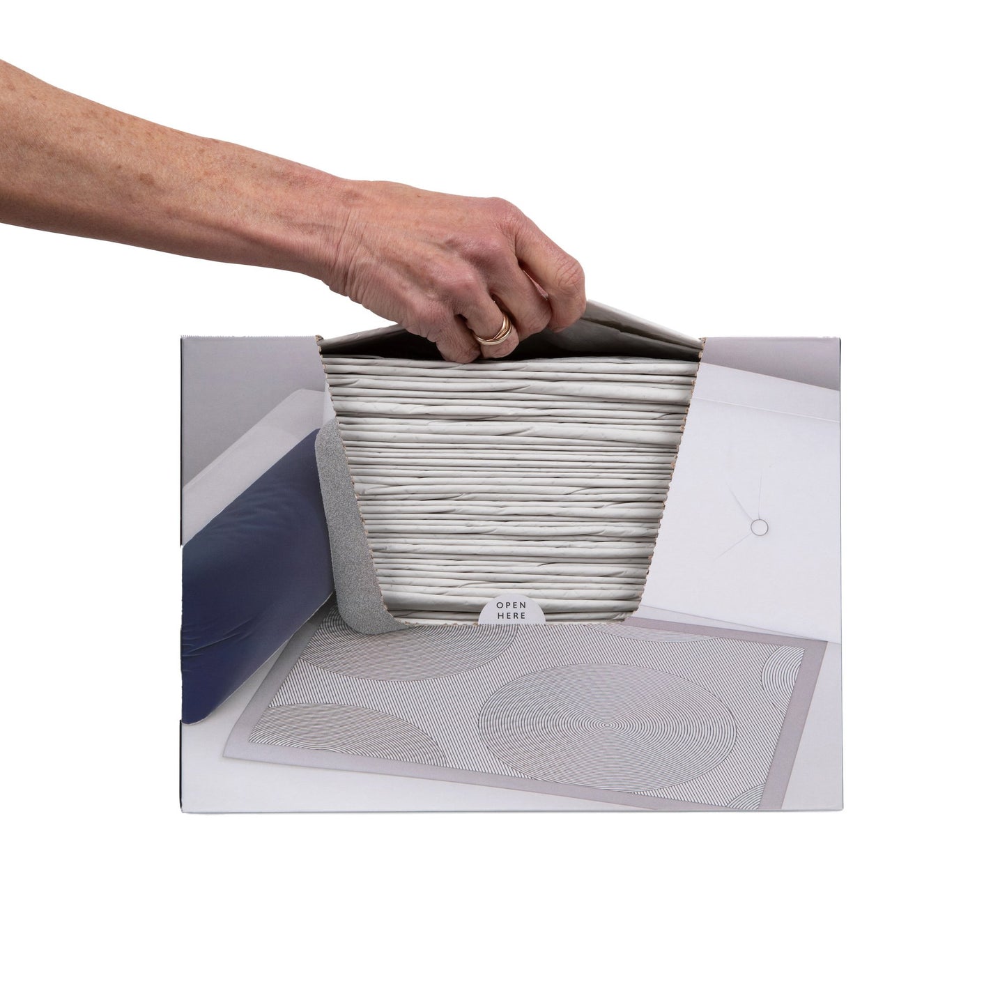 UNDERPAD, FLOURISH ABSRB F/SOFAS/BED DOVE GRY