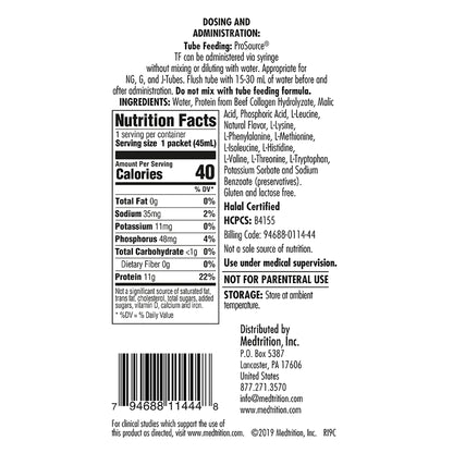 PROSOURCE TF, TUBE FEED LIQ 45ML