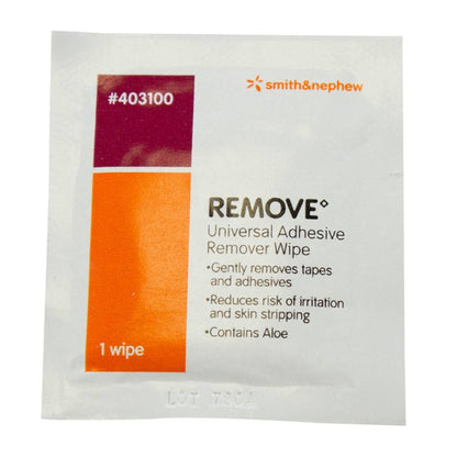WIPE, ADHESIVE REMOVER