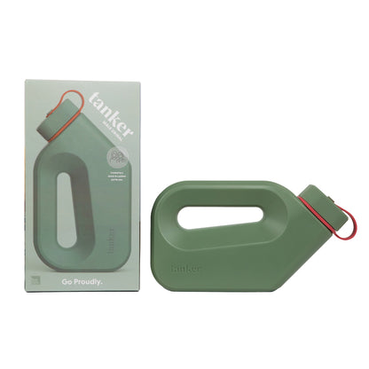 URINAL, PORT F/BEDSIDE & ON-THE-GO MALE KHAKI GRN