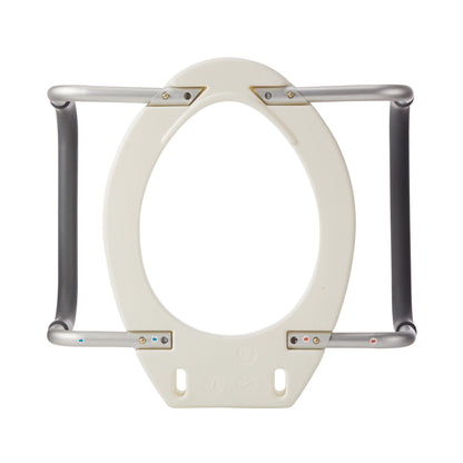 SEAT, TOILET ELEVATED ELONGATED DRVMED