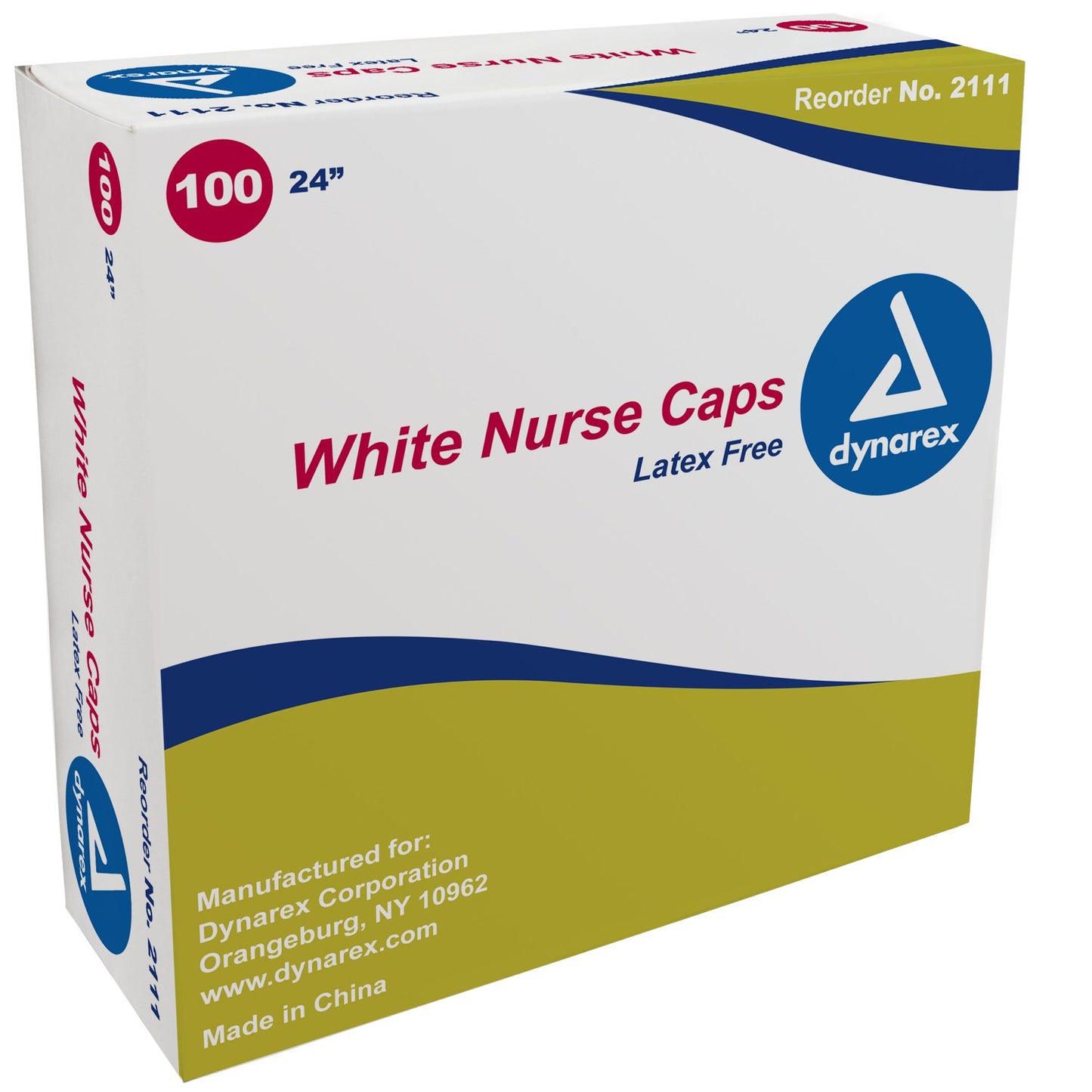 CAP,NURSE O.R., 24" WHT