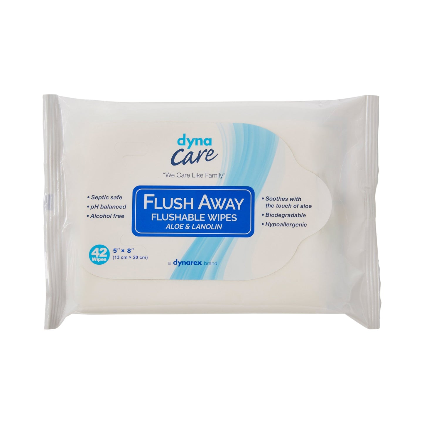 WIPE, WET FLUSHABLE JR 5X8"