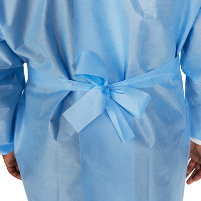 GOWN, ISO SMS NR BLU OSFM