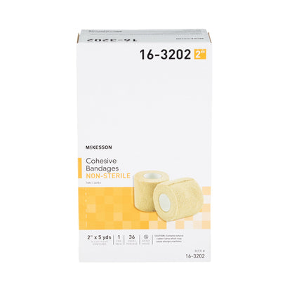 BANDAGE, COHESIVE N/S TAN 2"