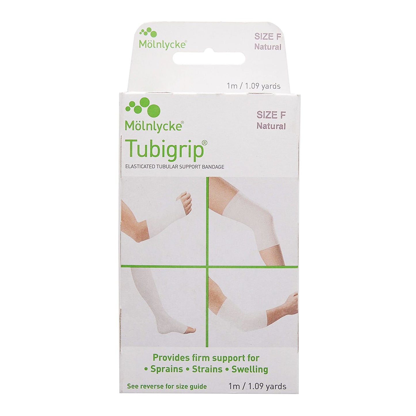 BANDAGE, TUBIGRIP LG KNEE MEDTHIGH SZF MOLYCK