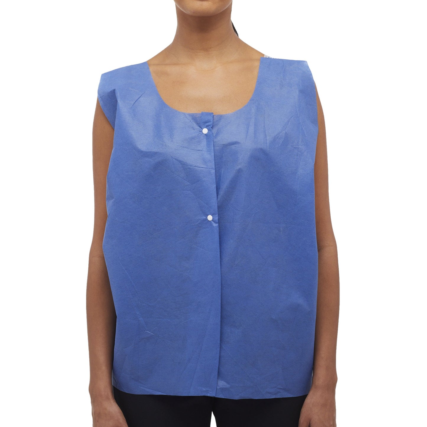VEST, EXAM BREAST BLU 24"X31"