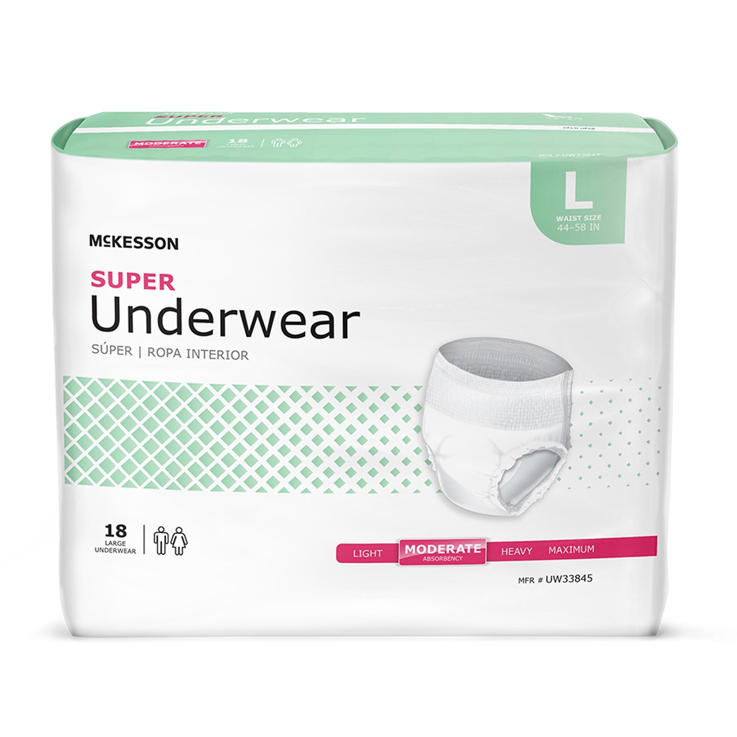 UNDERWEAR, SUPER LG 44-58