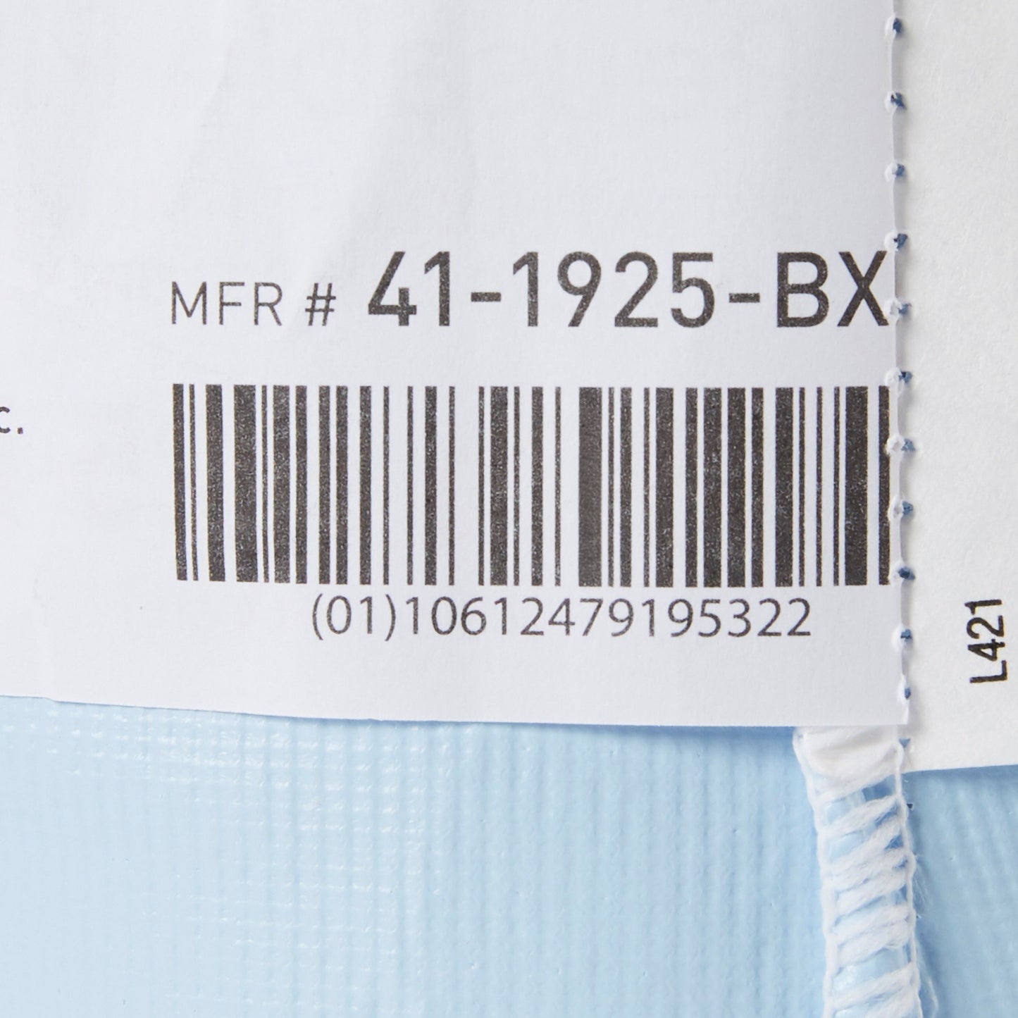 PILLOW, RUSBL MCRVNT XFULL BLU19X25"