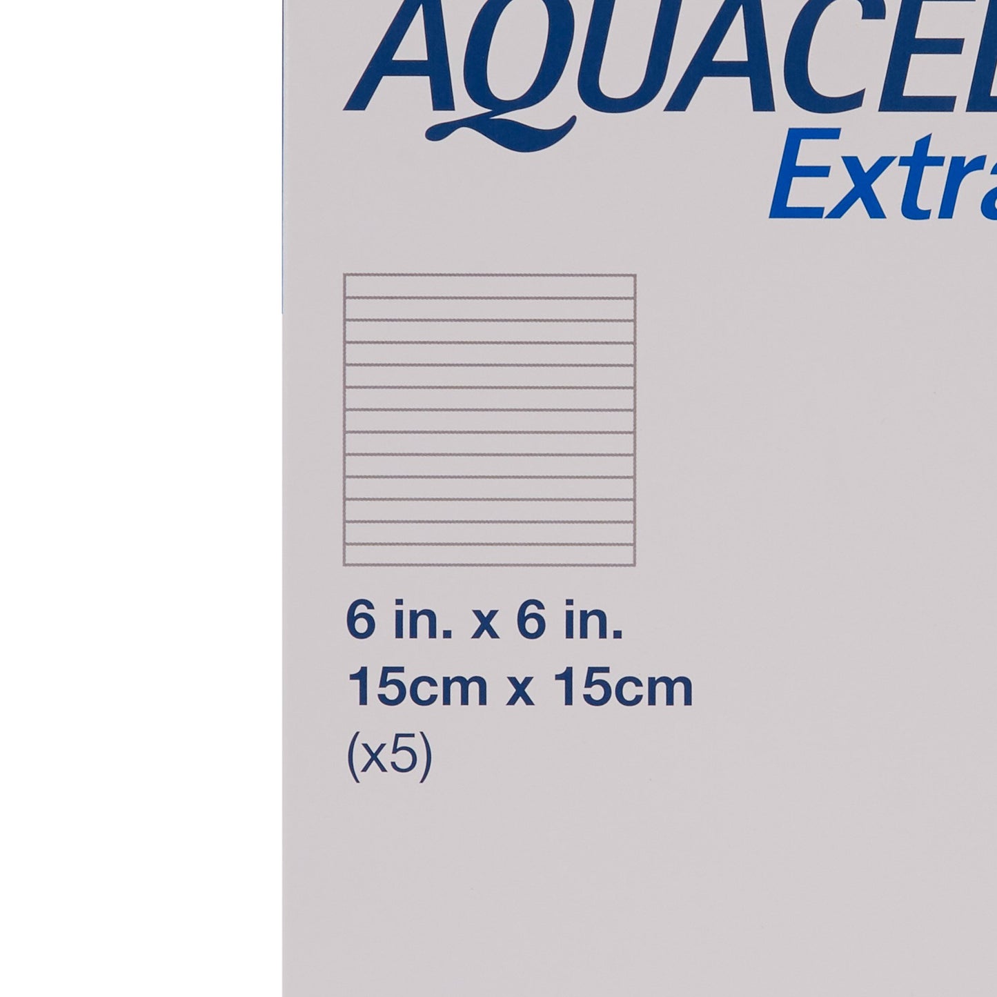 DRESSING, WND AQUACEL X HYDFBRW/O BORDER 6X6"