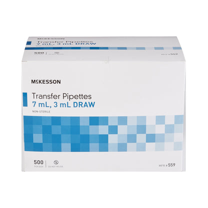 PIPETTE, TRANS 3ML DRAW 7.0ML