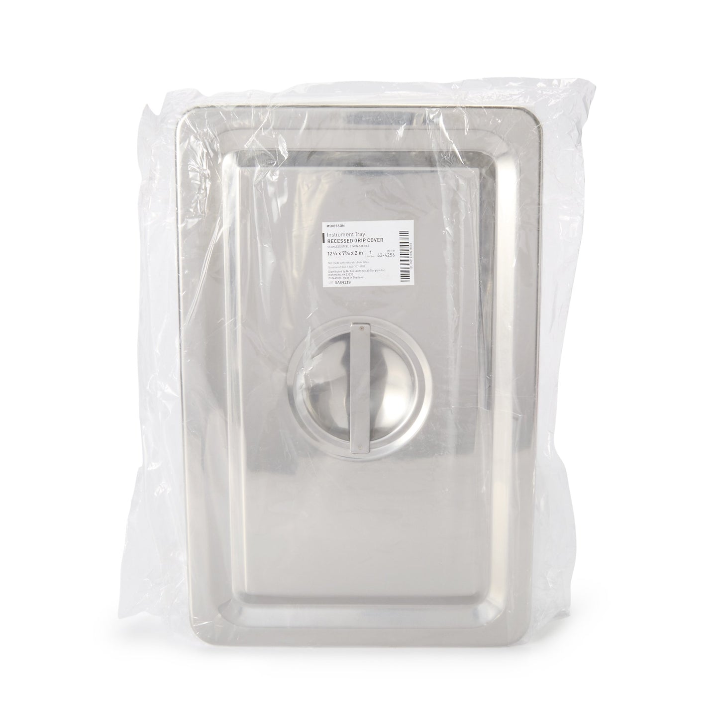INSTRUMENT TRAY, W/CVR LF 12 1/8"X7 5/8"X2 1/8"