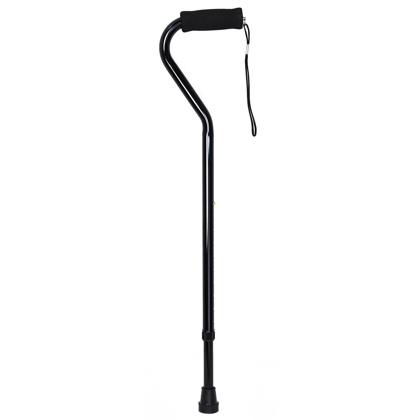 CANE, OFFSET ALUM BLK