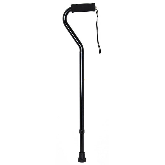 CANE, OFFSET ALUM BLK