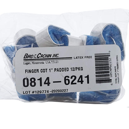 FINGER COT SPLINT, PADDED 1"