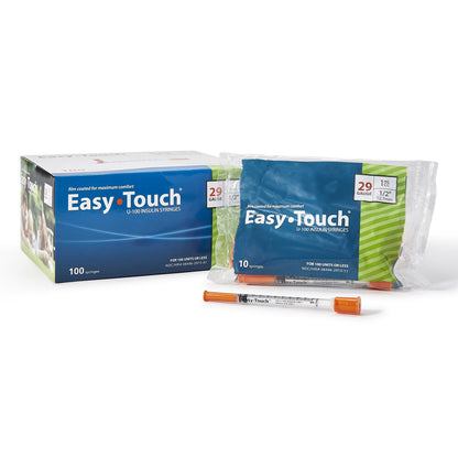 SYRINGE/NDL, EASY TOUCH 1CC 29GX1/2"