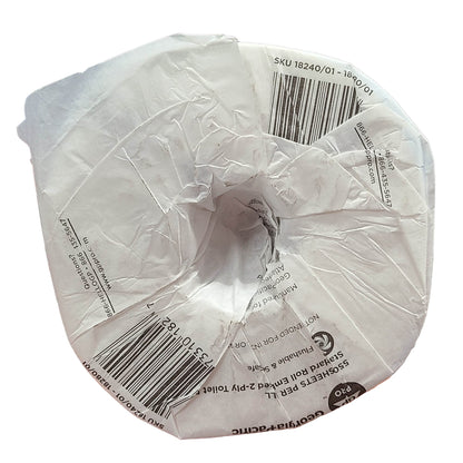 TISSUE, TOILET 2PLY 4.5X4.05 WHT