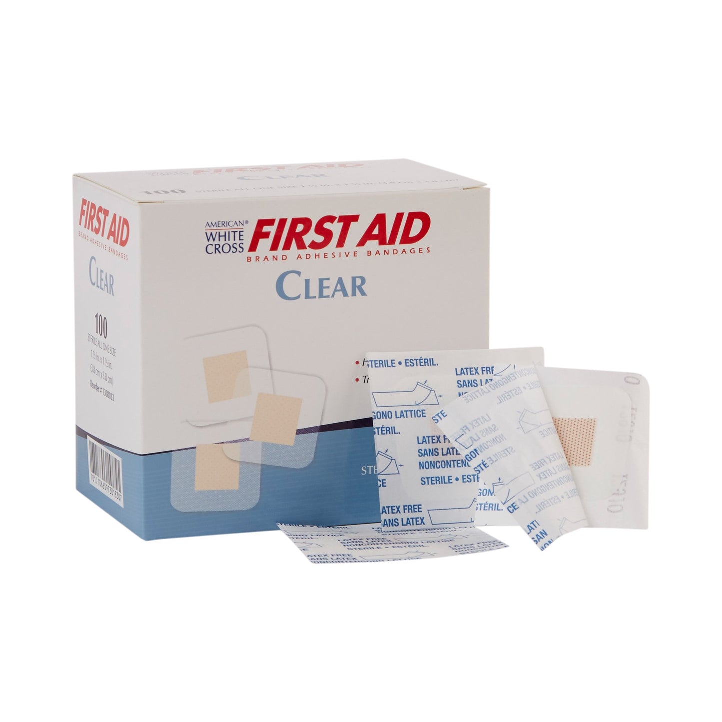 BANDAGE, ADH PATCH CLR 1 1/2"