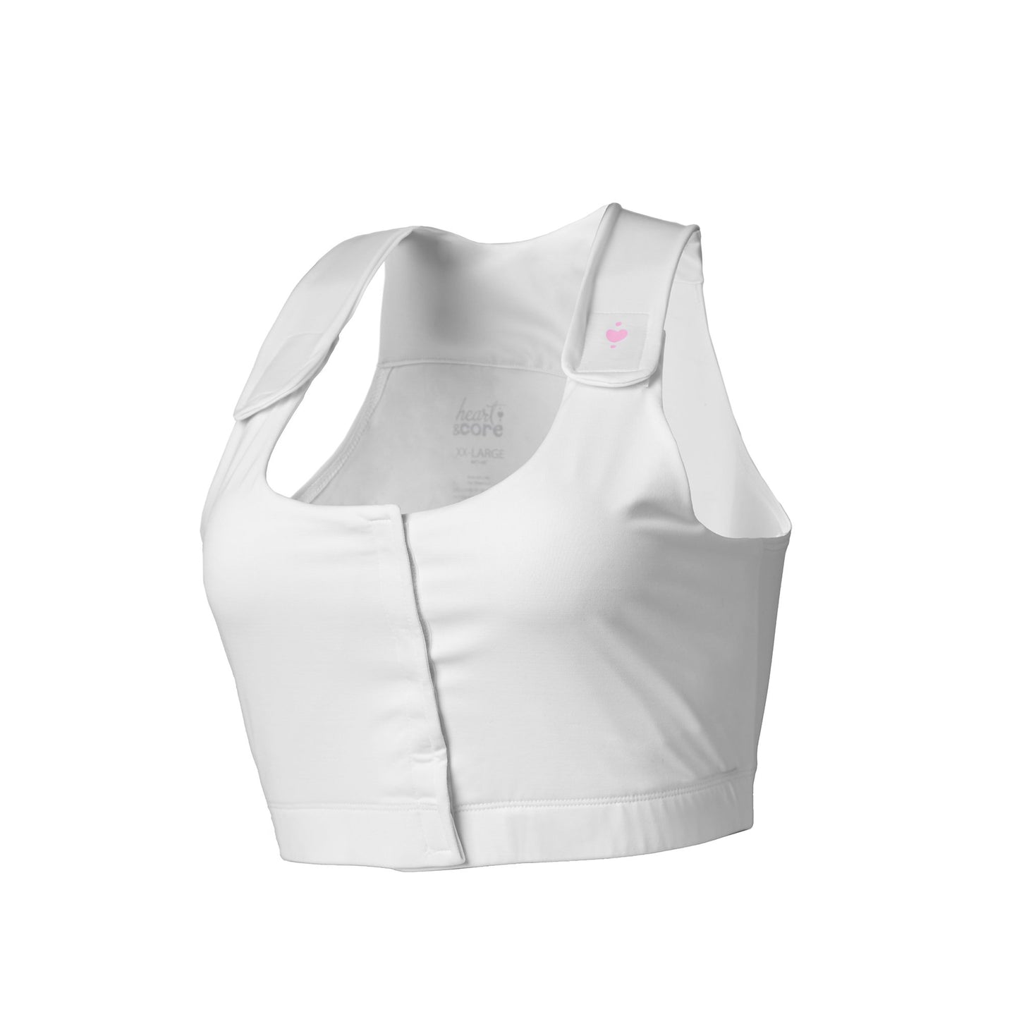 BRA, PST-OP SERENA W/PCKT PUFFADJ STRAP WHT XSM