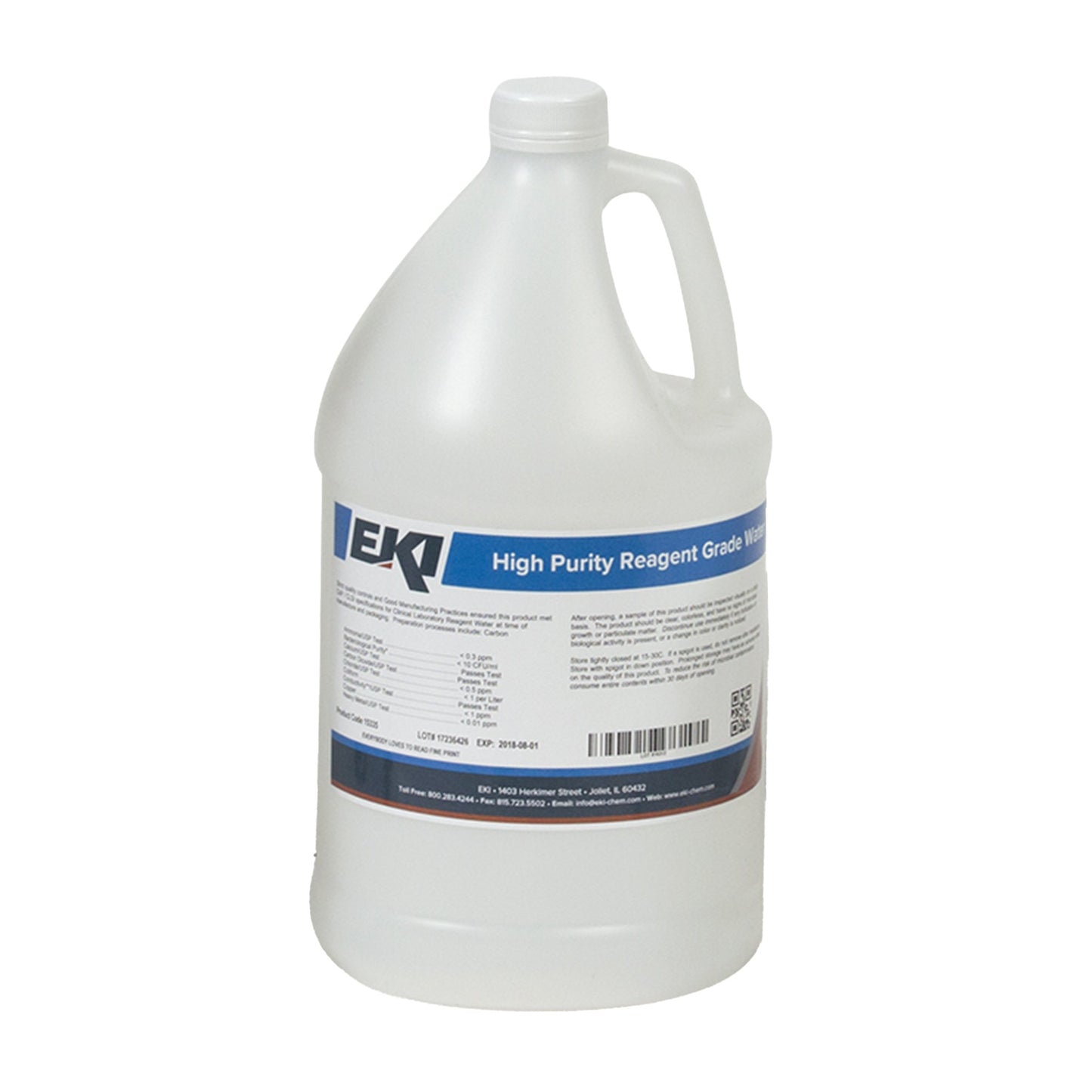 WATER DEIONIZED 1GL4/CS NCCLS TYPE I