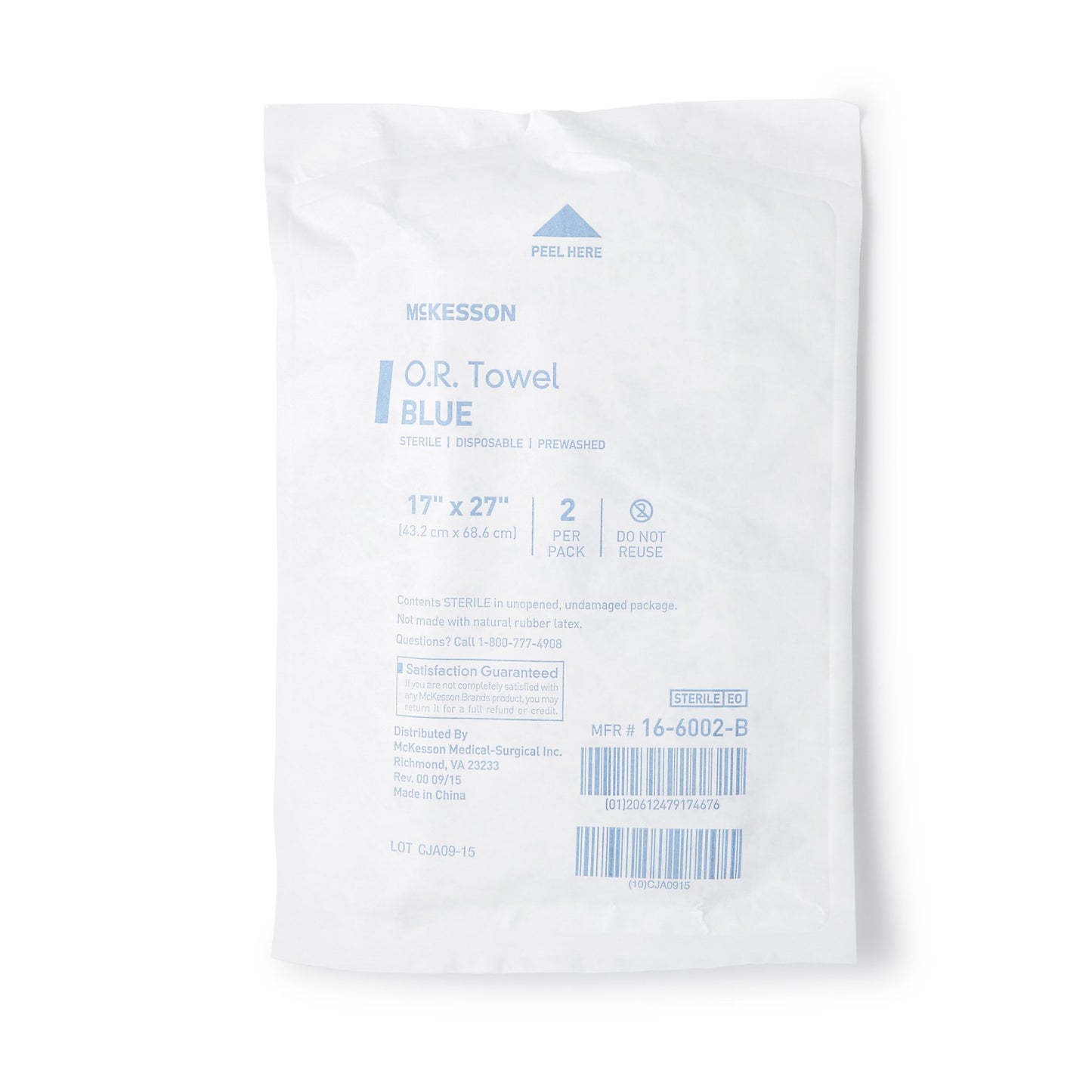TOWEL, OR STR 2'S BLU