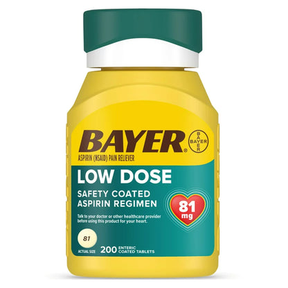 ASPIRIN DR EC, TAB 81MG LOW DOSE