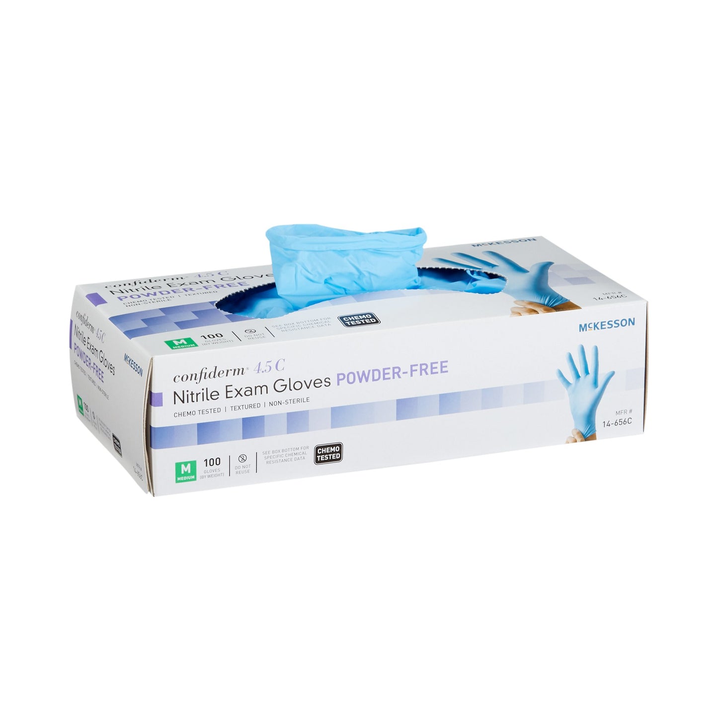 GLOVE, EXAM NTRL MED N/S CHEMO4.5C