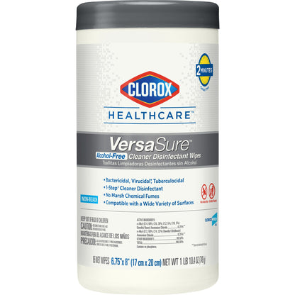 WIPE, DISINFECTANT VERSASURE ALCOHOL FREE
