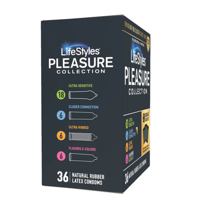 CONDOM, LIFESTYLES PLEASURE COLL LTX